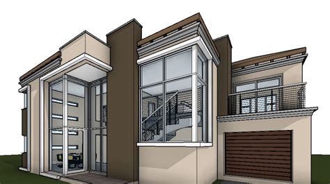 bedroom double storey house plans  south africa nethouseplansnethouseplans