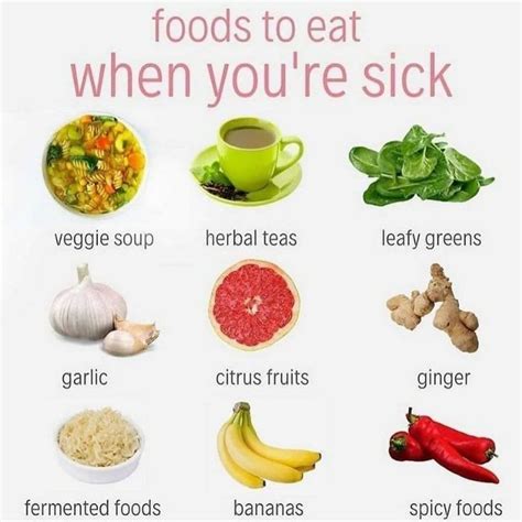 foods to eat when you re sick