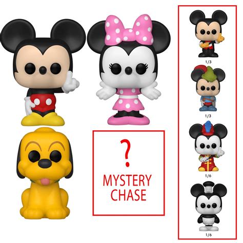 disney classics mickey mouse bitty pop mini figure  pack