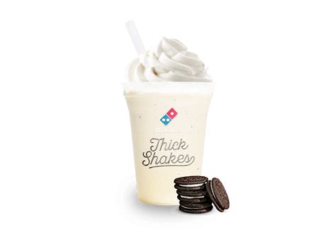 thick shake cookies cream dominos pizza