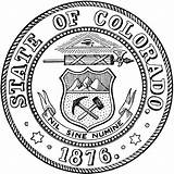 Colorado Seal State Clipart Symbols Flag Seals States Google Clip Coloring Pages Etc Flags Official Search California University Gif South sketch template