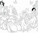 Disney Coloring Pages Channel Printable Princess Colouring Rapunzel Print Getcolorings Color Getdrawings Colorings sketch template