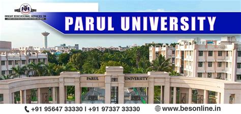 parul university  courses scholarship fees academics admission