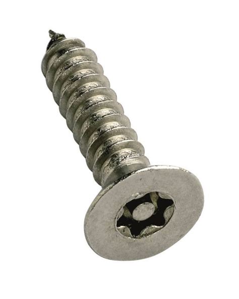 6 Lobe Pin Self Tapper Countersunk A2 Stainless Steel12g X 1 1 2 Pin
