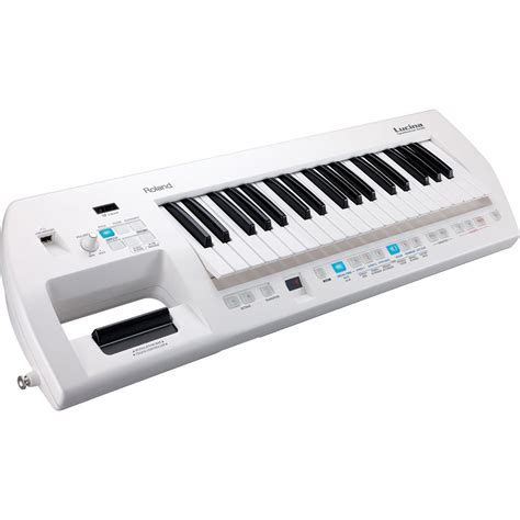 roland lucina ax  synthesizer keyboard pearl white ax  bh