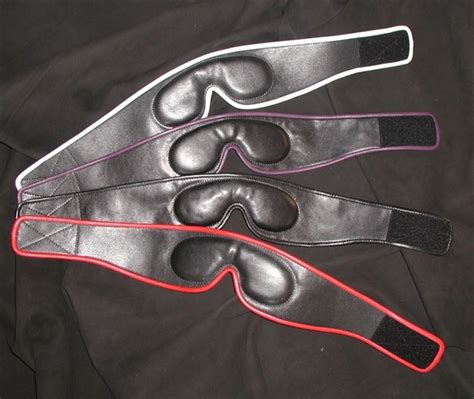 leather blindfold specialist bondage equipment manufacturer