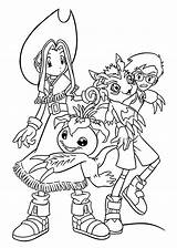Coloring Digimon Pages Kids Printable Mimi Anime 4kids источник sketch template