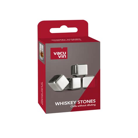whiskey stones set of 4 vacu vin
