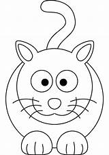 Cat Funny Coloring Kids Pages Cats Handout Below Please Print Click Library Comments sketch template