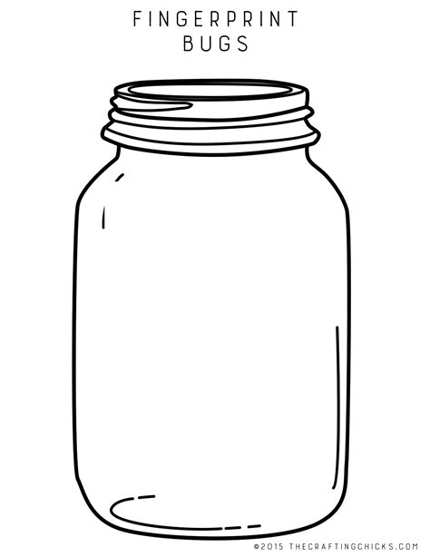 simple mason jar printable template mason jar printable template