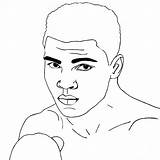 Muhammad Ali sketch template