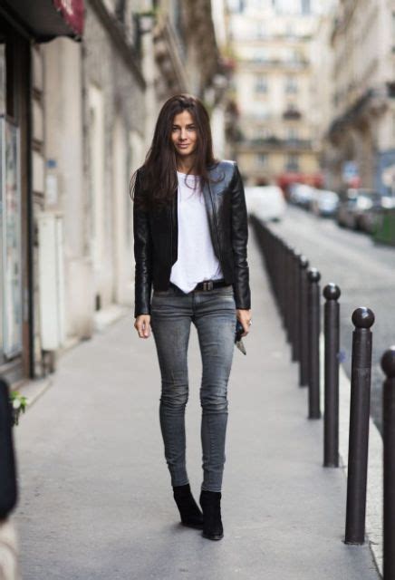 16 cool outfits with grey skinny jeans for this fall styleoholic