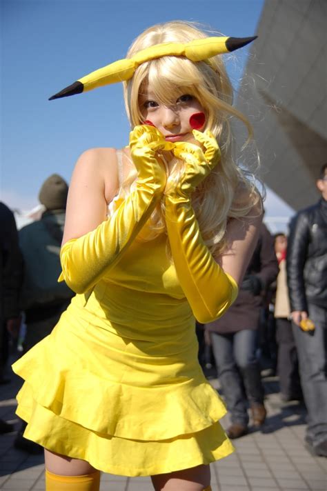 pikachu girl cosplay animoe