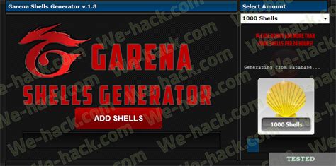 garena shells generator hack energyrainbow