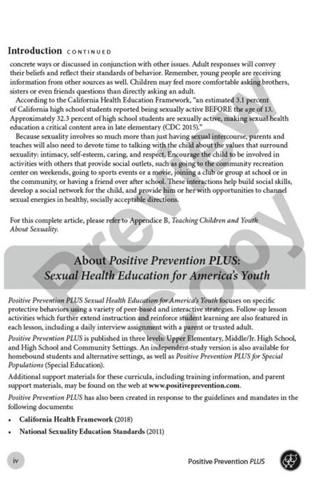 Upper Elementary Positive Prevention Plus