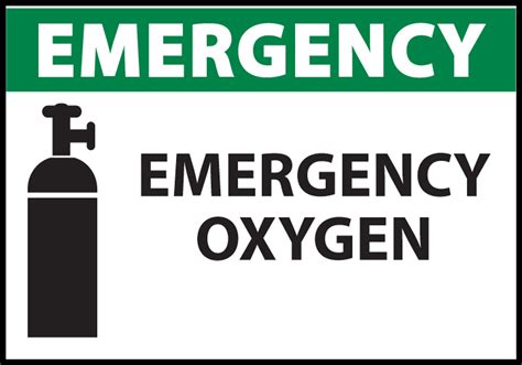 emergency oxygen sign zing green products