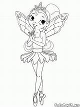 Ballerina Coloring Pages Girl Colorkid Print Girls Ballerinas Kids sketch template