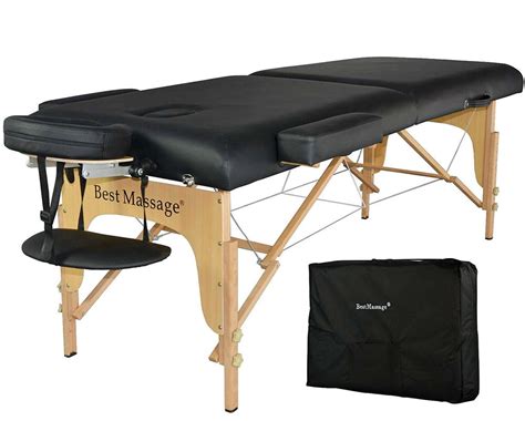 new bestmassage black 77 l 3 pad portable massage table facial bed spa chair ebay