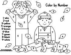images  fall color  number printables  fall color