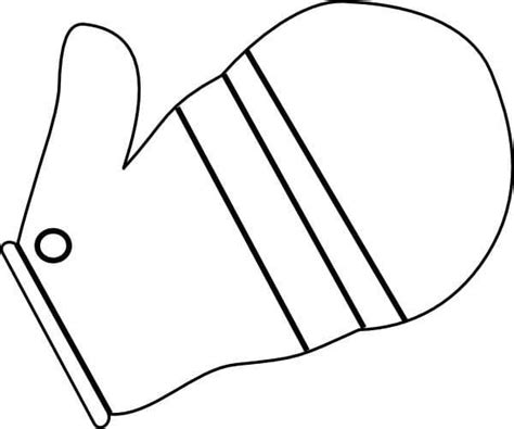 mitten coloring page  printable coloring pages  kids