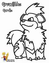 Pokemon Growlithe Coloring Pages Red Getdrawings Shiny Walkthrough Etc Need Will sketch template
