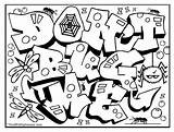 Graffiti Coloring Pages Letters Characters Swag Cartoon Colouring Adults Print Sheet Printable Color Letter Book Spray Paint Getcolorings Getdrawings Popular sketch template