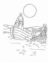 Bible Coloring Pages Stories Story Men Colouring Fisher Jesus Fishermen Printable Animated Job Kids Gif Popular Visit Coloringhome sketch template