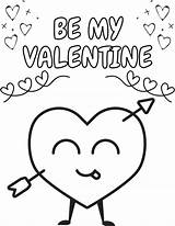 Valentines Coloring sketch template