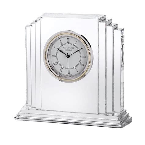 waterford crystal metropolitan large clock crystal classics