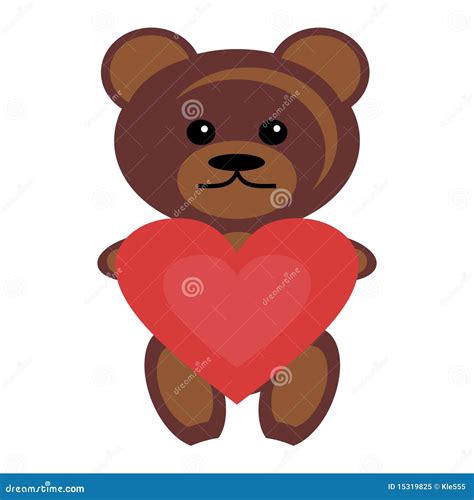 teddy bear  heart royalty  stock photo image