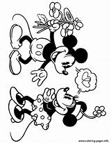 Mouse Mickey Minnie Coloring Pages Disney Printable Classic Valentines Google Micky Drawings Clip Valentine Color Kleurplaat Clipart Mini Old Tattoo sketch template