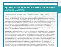 critique qualitative research nrs  week  assignment