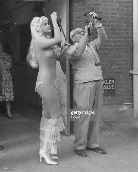 American Actress Jayne Mansfield In Costume For The Film