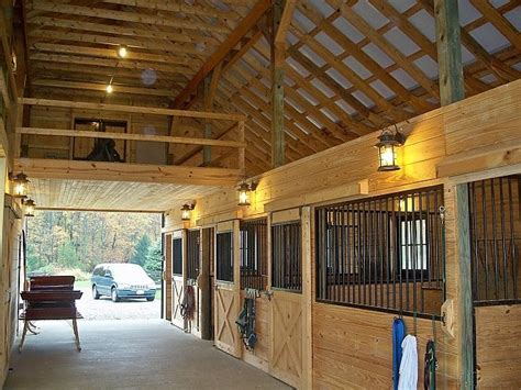 precise barn loft breezeway horse barn ideas stables