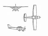 172 Drawing Cessna Sketch Drawings Template sketch template