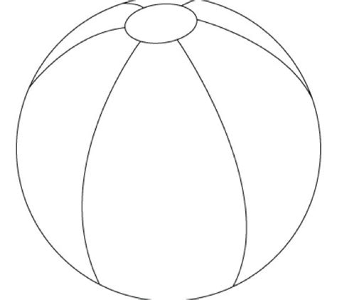 beach ball coloring pages clipartsco