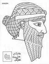 Mesopotamia Coloring Pages Drawing Ancient Sargon Sculpture Clipart Egypt Sketch Kids Ziggurat Gilgamesh Color Drawings Babylon Sumerian Colouring Vbs Clip sketch template