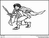 Hobbit Coloring Pages Lego Bilbo Baggins Lord Rings Kids Frodo Ryback Wwe Colouring Getdrawings Printable Ginormasource Getcolorings Color Choose Board sketch template