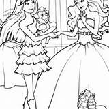 Keira Popstar Tori Princess Pages Coloring Pets Barbie Hellokids sketch template