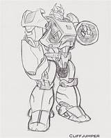 Cliffjumper Tf Disguise Storyboard Officiel sketch template