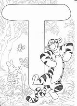 Coloring Pages Disney Letters Letter Alphabet Abc Sheets Printable Cartoon sketch template