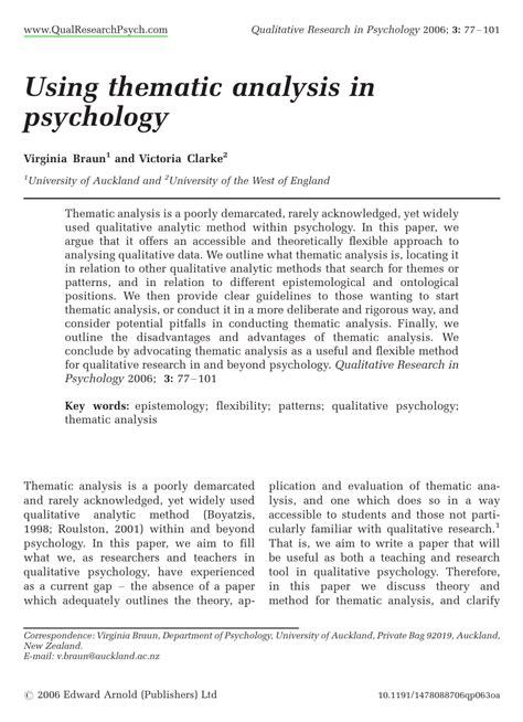 sample research critique psychology  psychology students