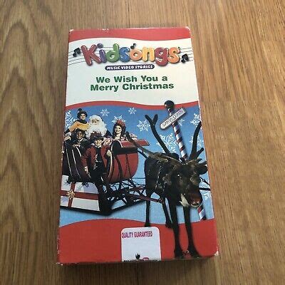 kidsongs     merry christmas vhs tested works