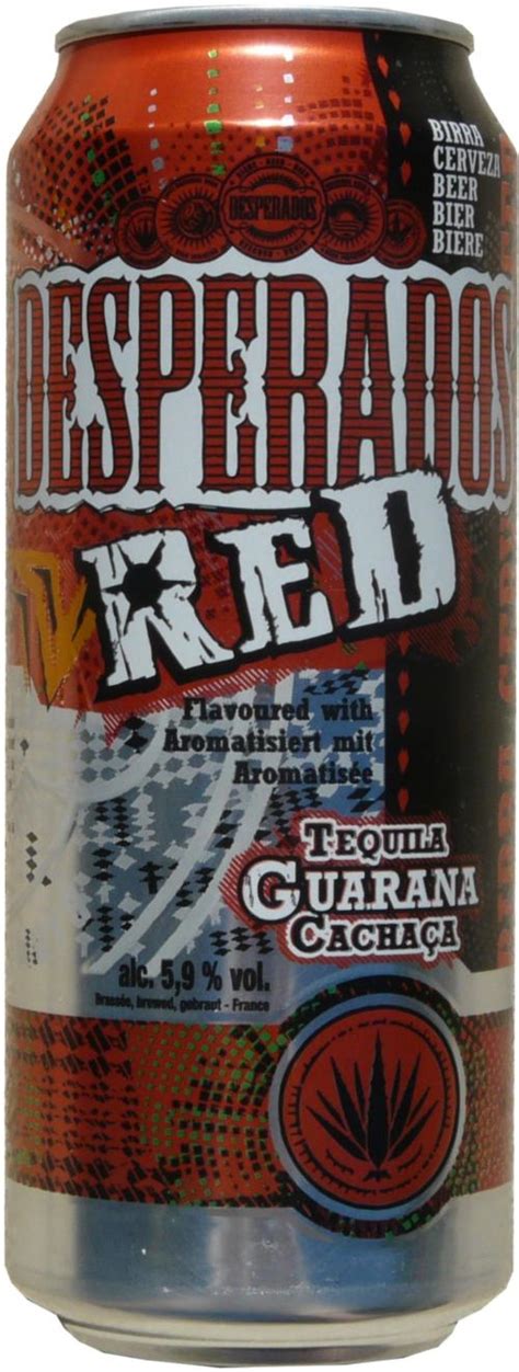 Desperados Beer With Tequila Flavor 500ml Red Tequila