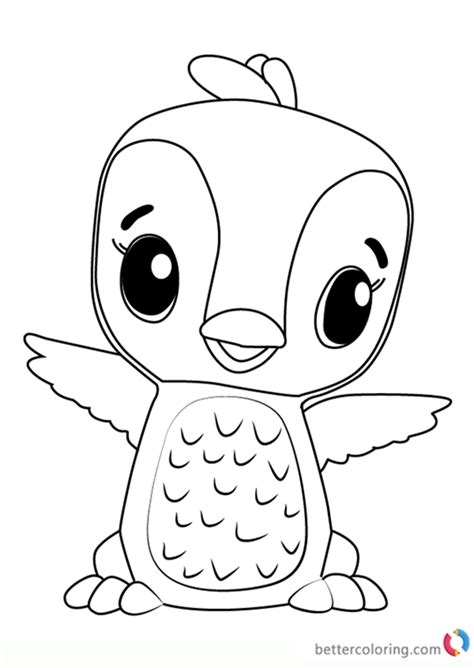 penguala  hatchimals coloring book  printable coloring pages