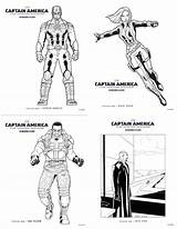 Captain America Winter Soldier Coloring Designlooter Image004 Tile 72kb sketch template