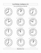 Reloj Hora Horas Analógico Analogico Tiempo Intervalos Minutos sketch template