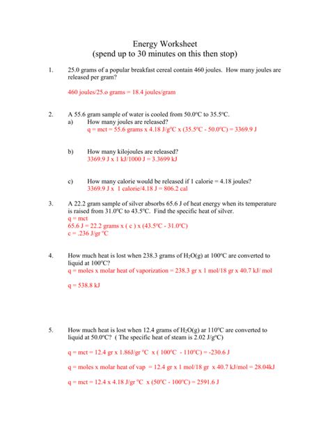 answer key  worksheet db excelcom