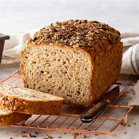 gluten  seeded loaf mixed seed bread  loopy whisk