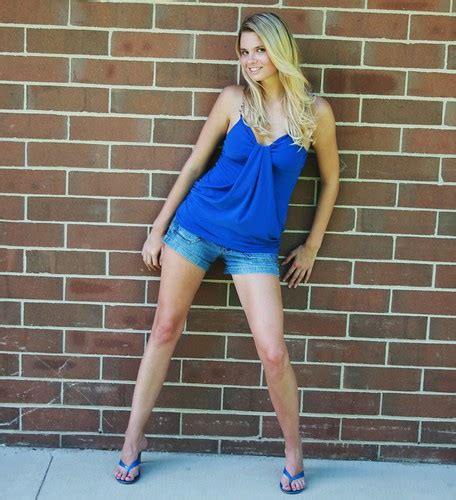 sexy blonde woman model in blue 6 17 10 i did a
